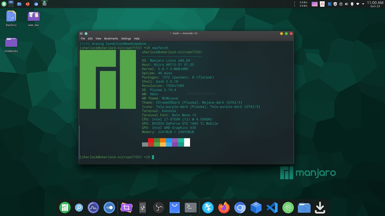 Manjaro KDE 24.0